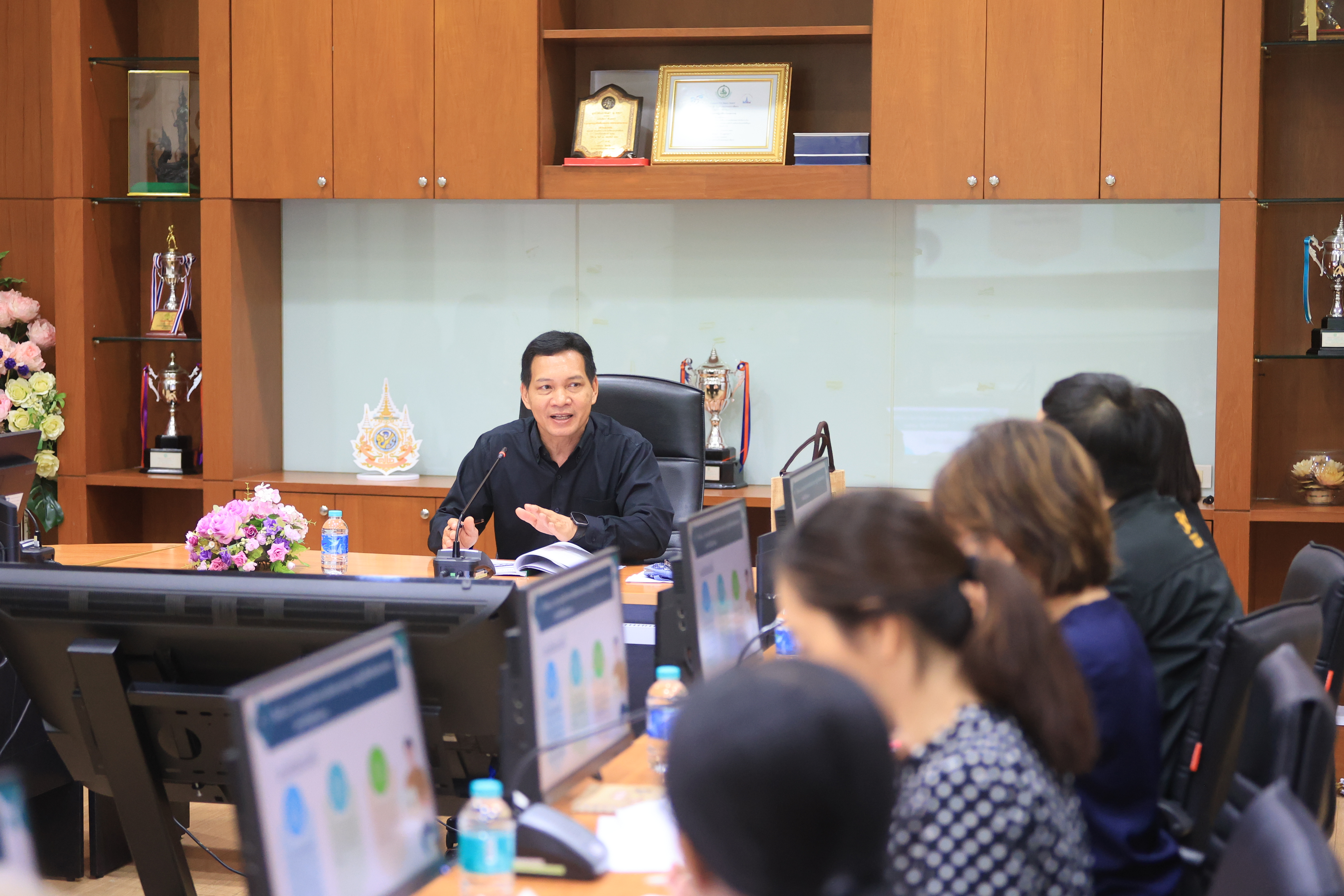 title - สำนักบริหารกองทุน ประชุมคณะทำงานบริหารความเสี่ยงและการควบคุมภายใน ประจำปีบัญชี 2569 ครั้งที่ 2/2568